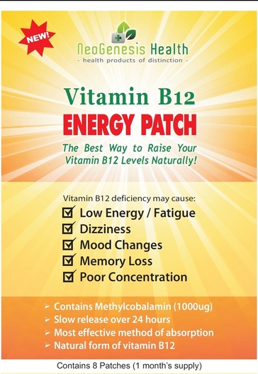 Transdermal Vitamin B12 Patch