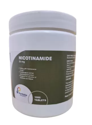 Nicotinamide 25mg 1000 tablets