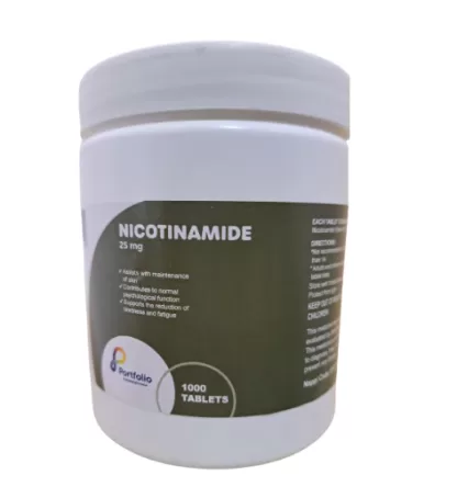 Nicotinamide 25mg 1000 tablets