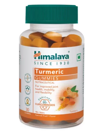 Himalaya Turmeric Gummies 30 Turmeric extract with 95% curcuminoids Daily dose of Curcumin for joint/antioxidant/healthy inflammatory response support. Himalaya Turmeric Gummies are a convenient and enjoyable way of getting the daily dose of Curcumin for joint/antioxidant/healthy inflammatory response support. Himalaya Turmeric Gummies have no preservatives, artificial flavors or colors. Himalaya Turmeric Gummies are 100% vegetarian, vegan, preservative free, GMO free, and free from gluten, gelatin, wheat, soy, corn, and dairy.